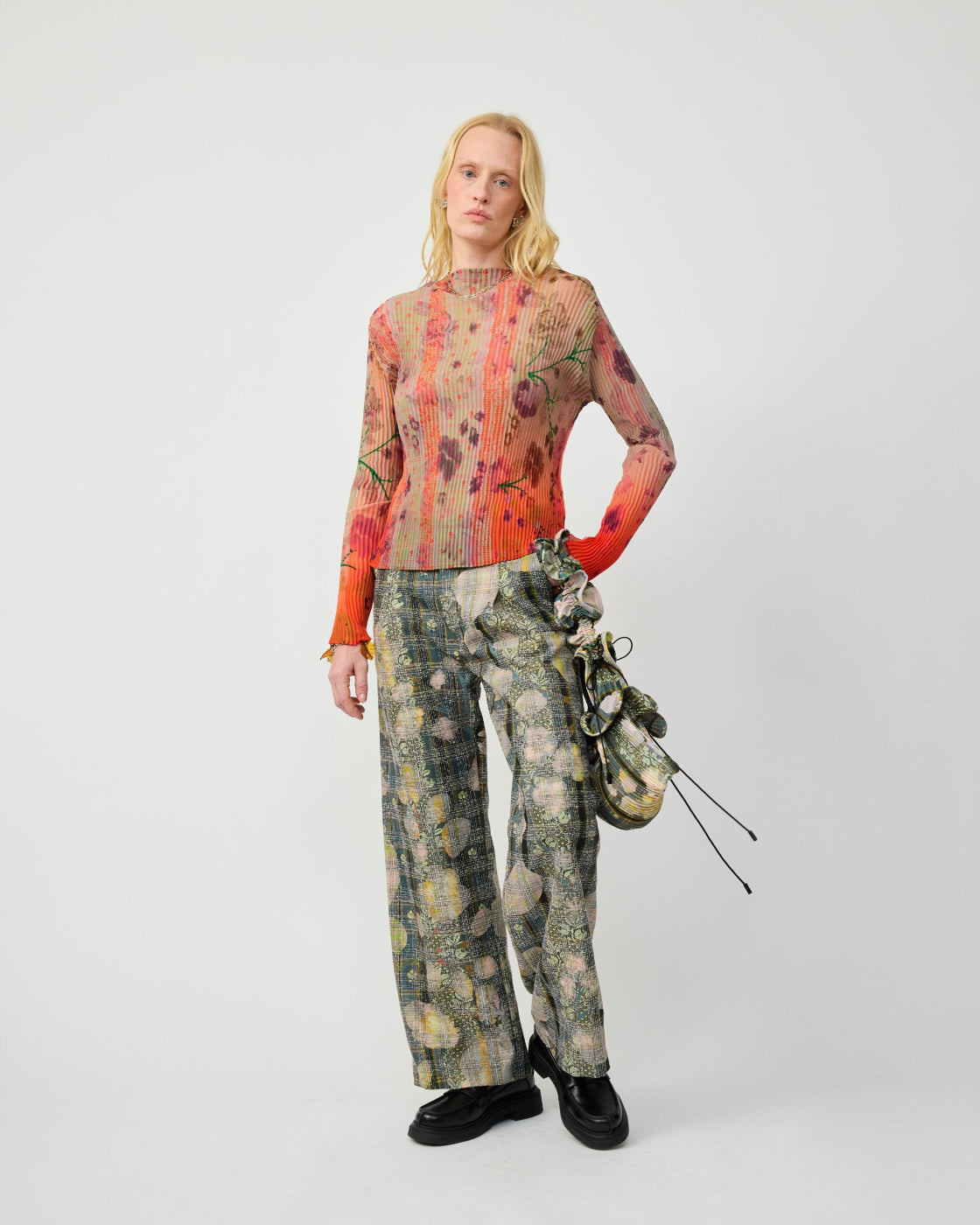 Lee Pleated Top in Birte