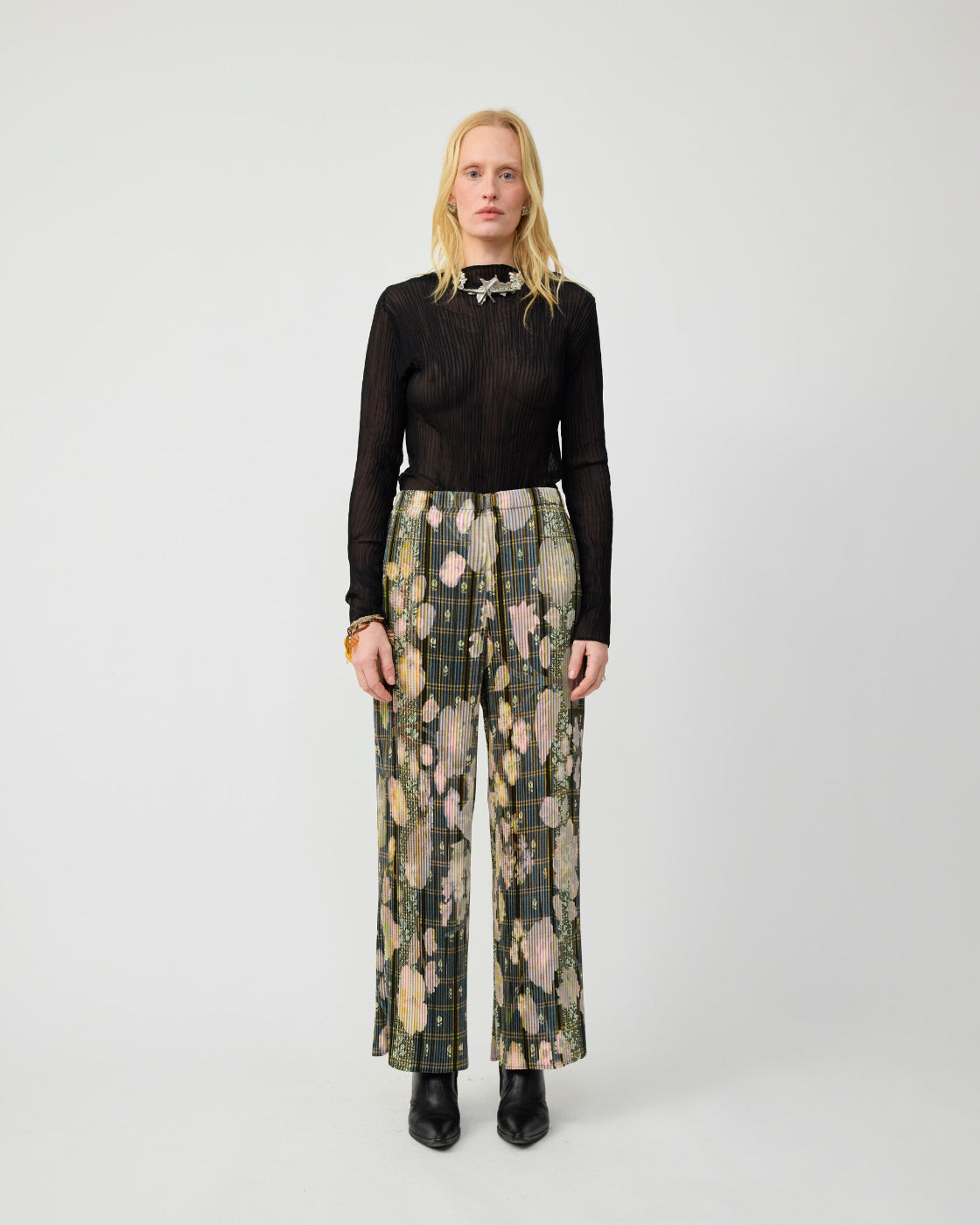 Jack Pleated Trousers in Bruno