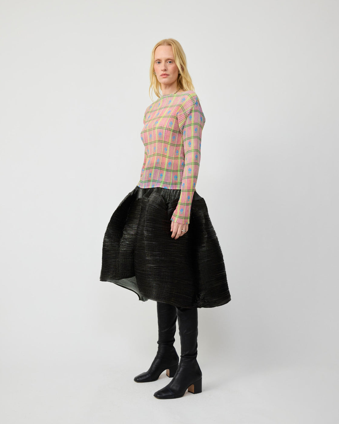 Lee Pleated Top in Roman