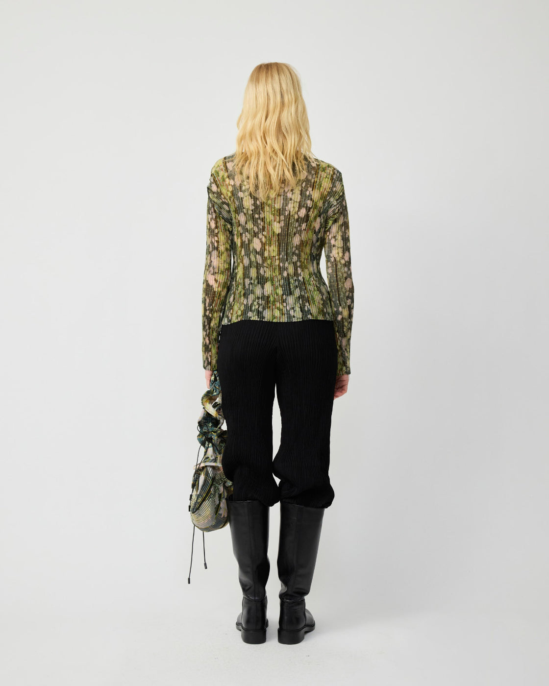 Lee Pleated Top in Bruno