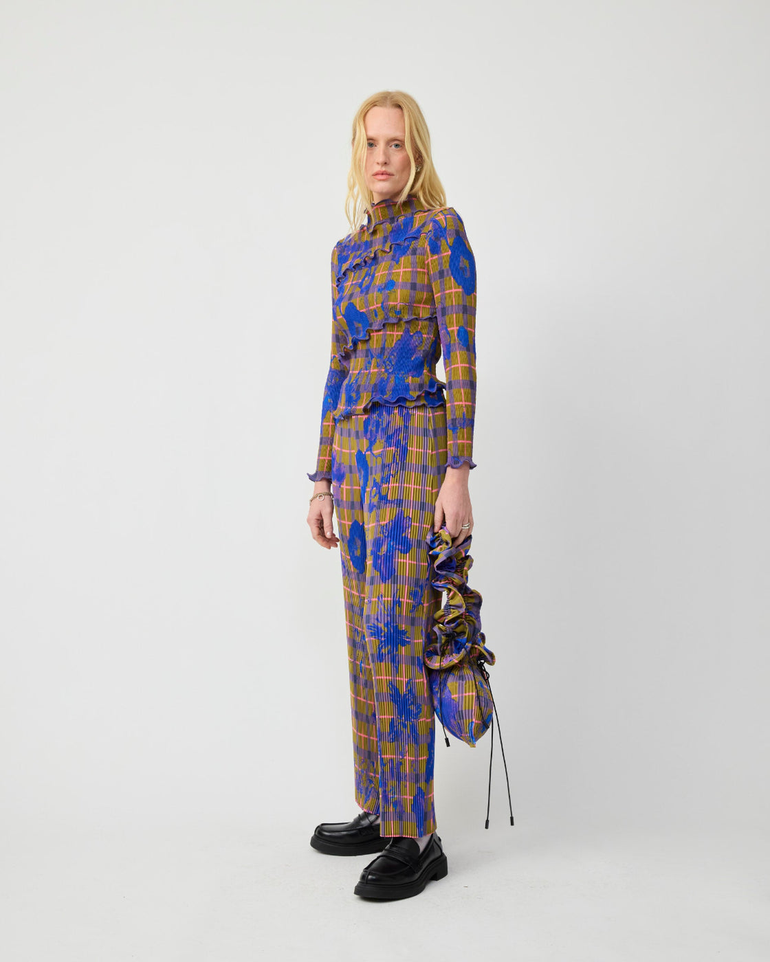 Jack Pleated Trousers in Malik