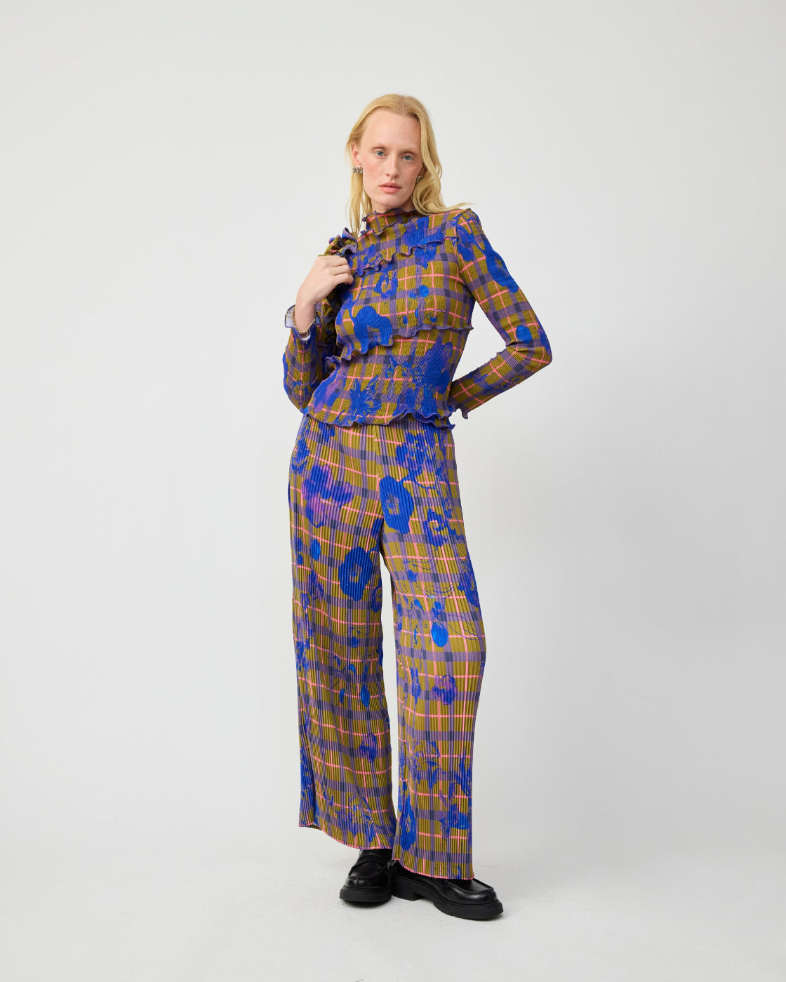 Jack Pleated Trousers in Malik