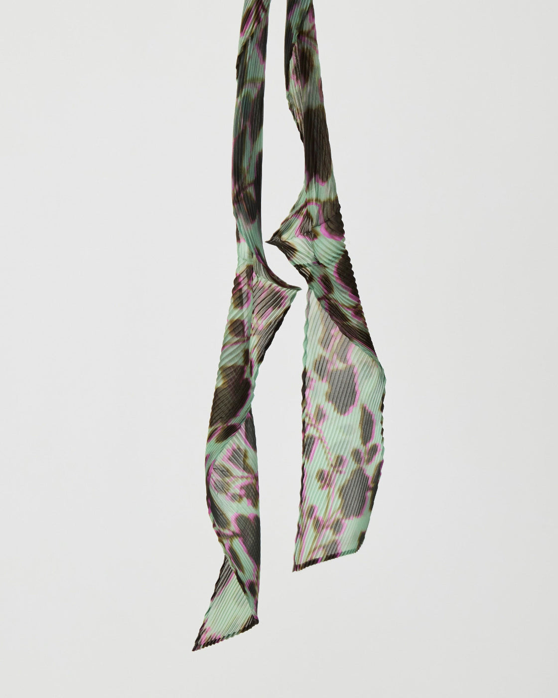 Wolfgang Pleated Scarf in Peppermint Ingrid