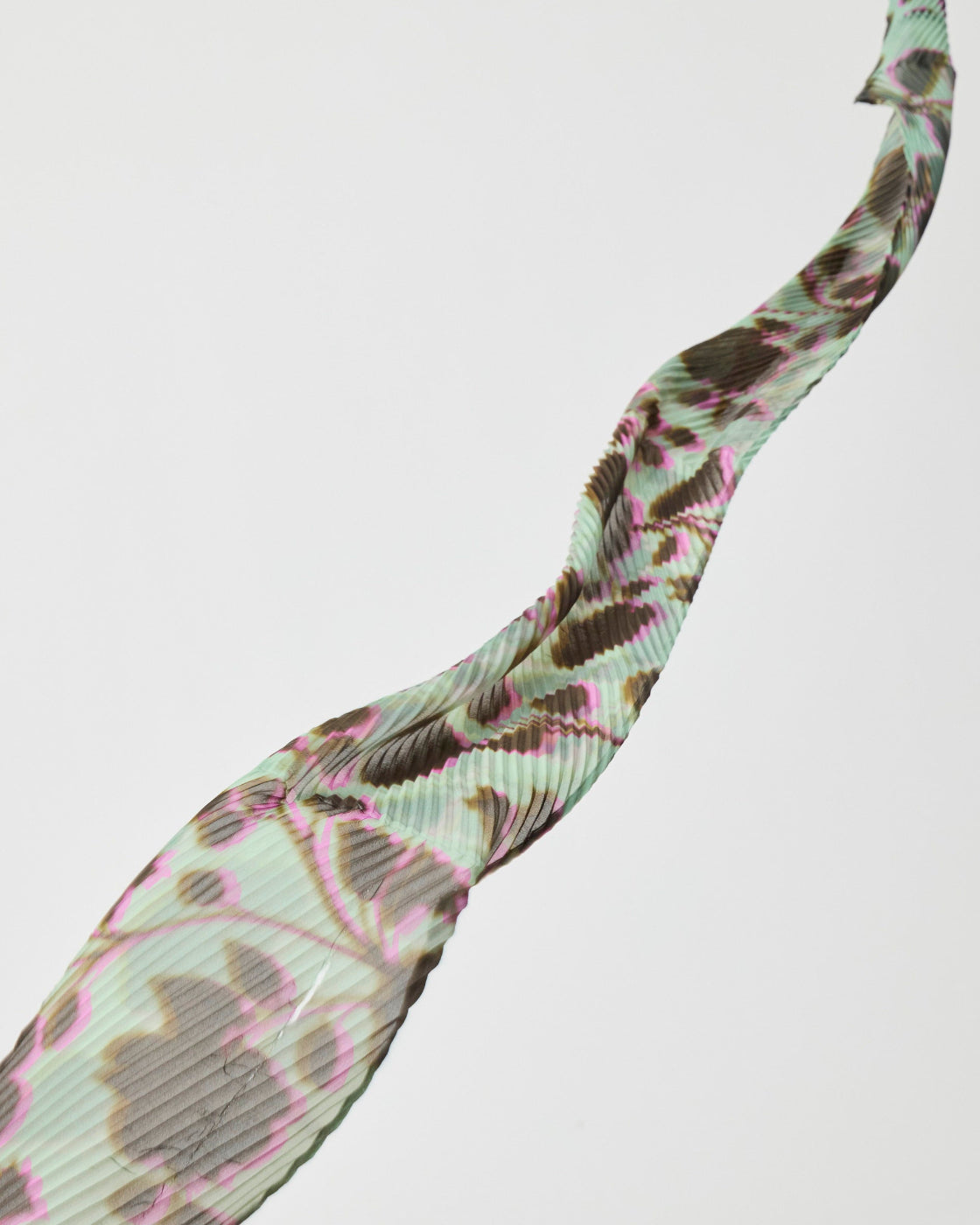 Wolfgang Pleated Scarf in Peppermint Ingrid