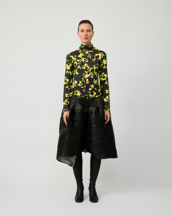 Gabi Jersey Top in Electric Ingrid