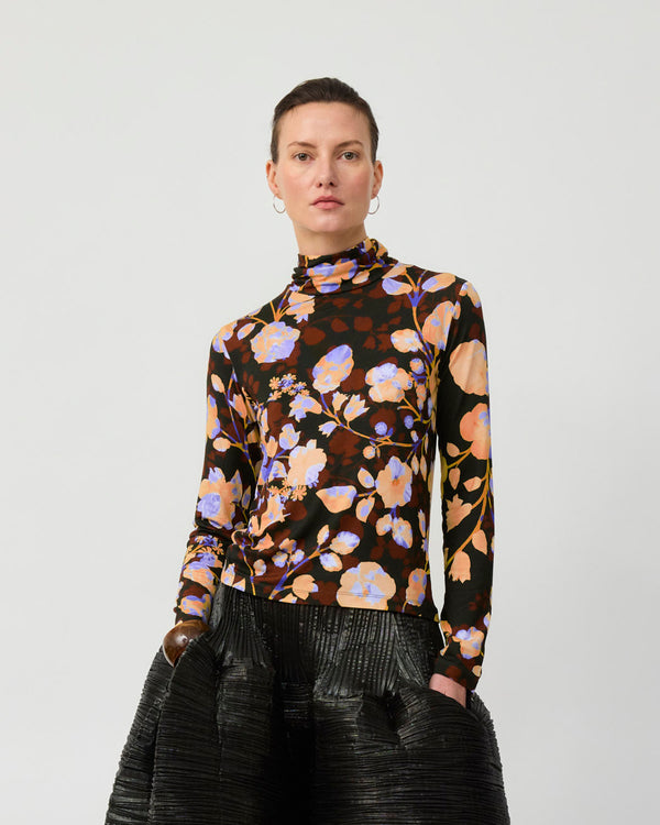 Gabi Jersey Top in Amber Ingrid