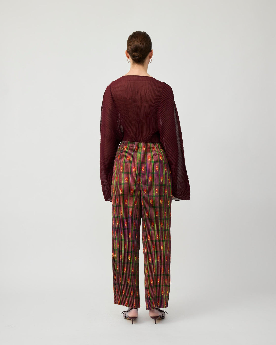 Jack Pleated Trousers in Earthy Roman