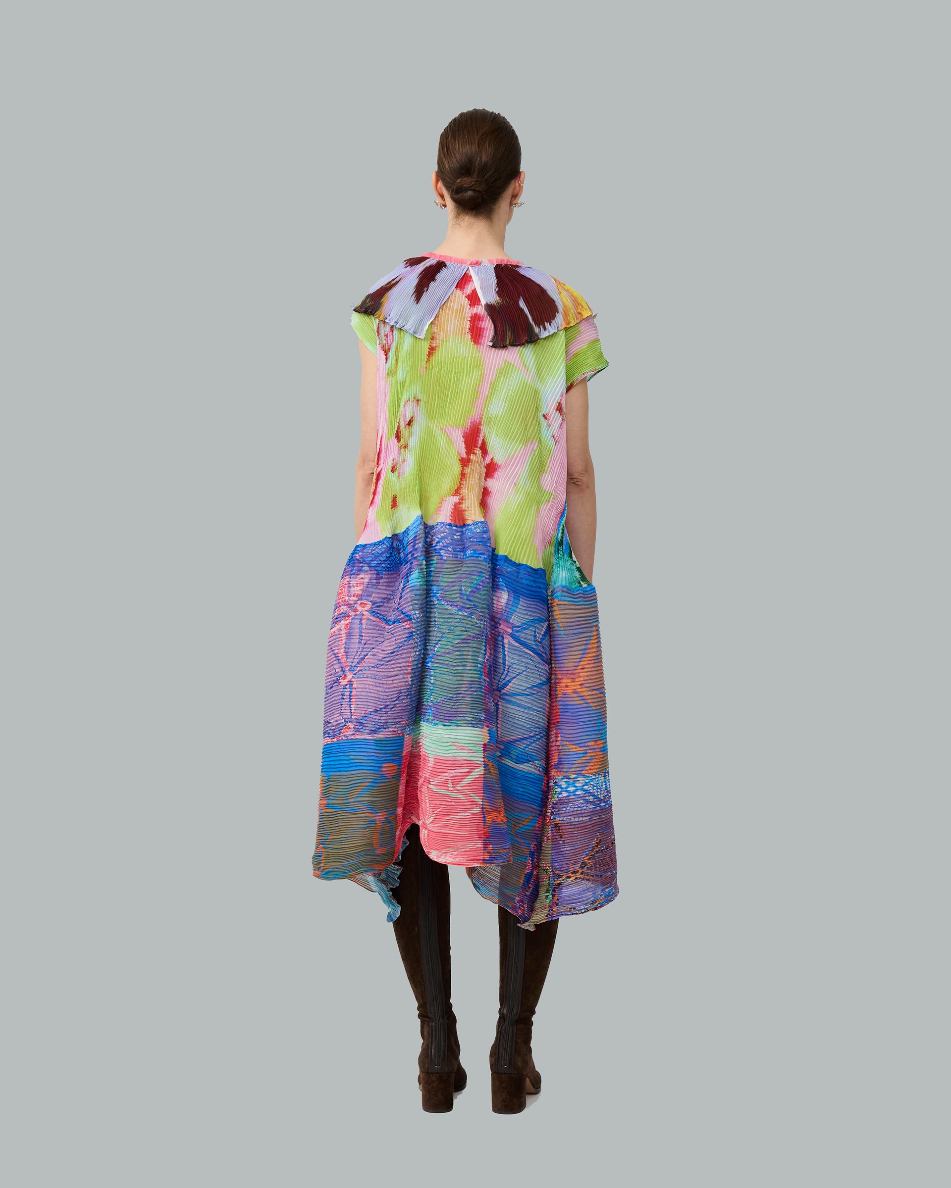 Handpleated Pipilotti Dress in Josephin