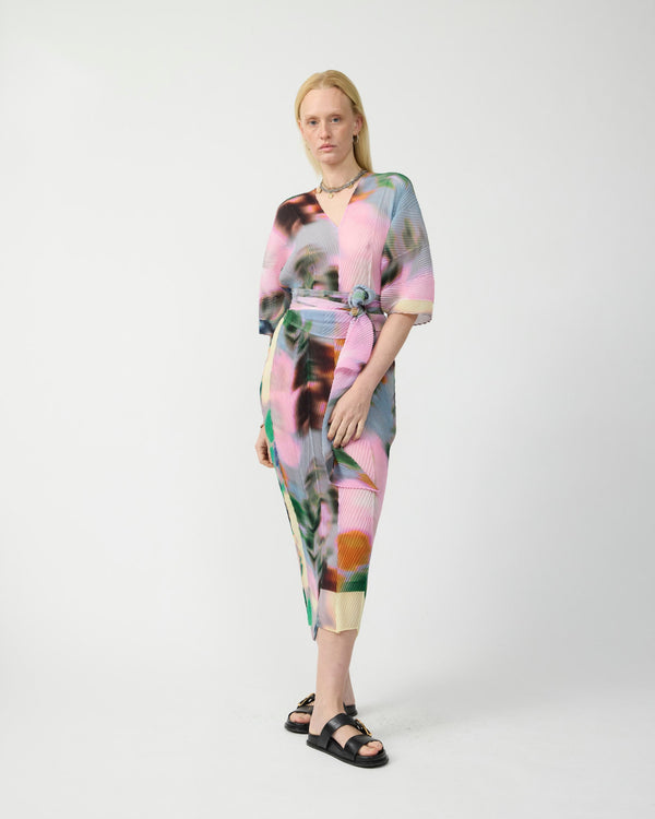 Stacy Handpleated Kaftan in Maris