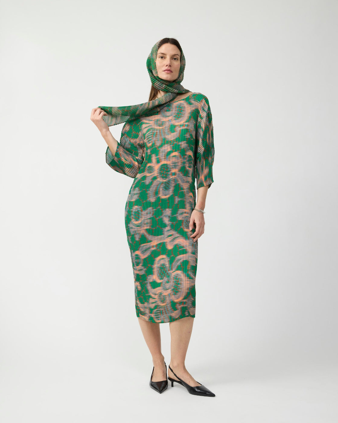 Wolfgang Pleated Scarf/Belt in Gallia