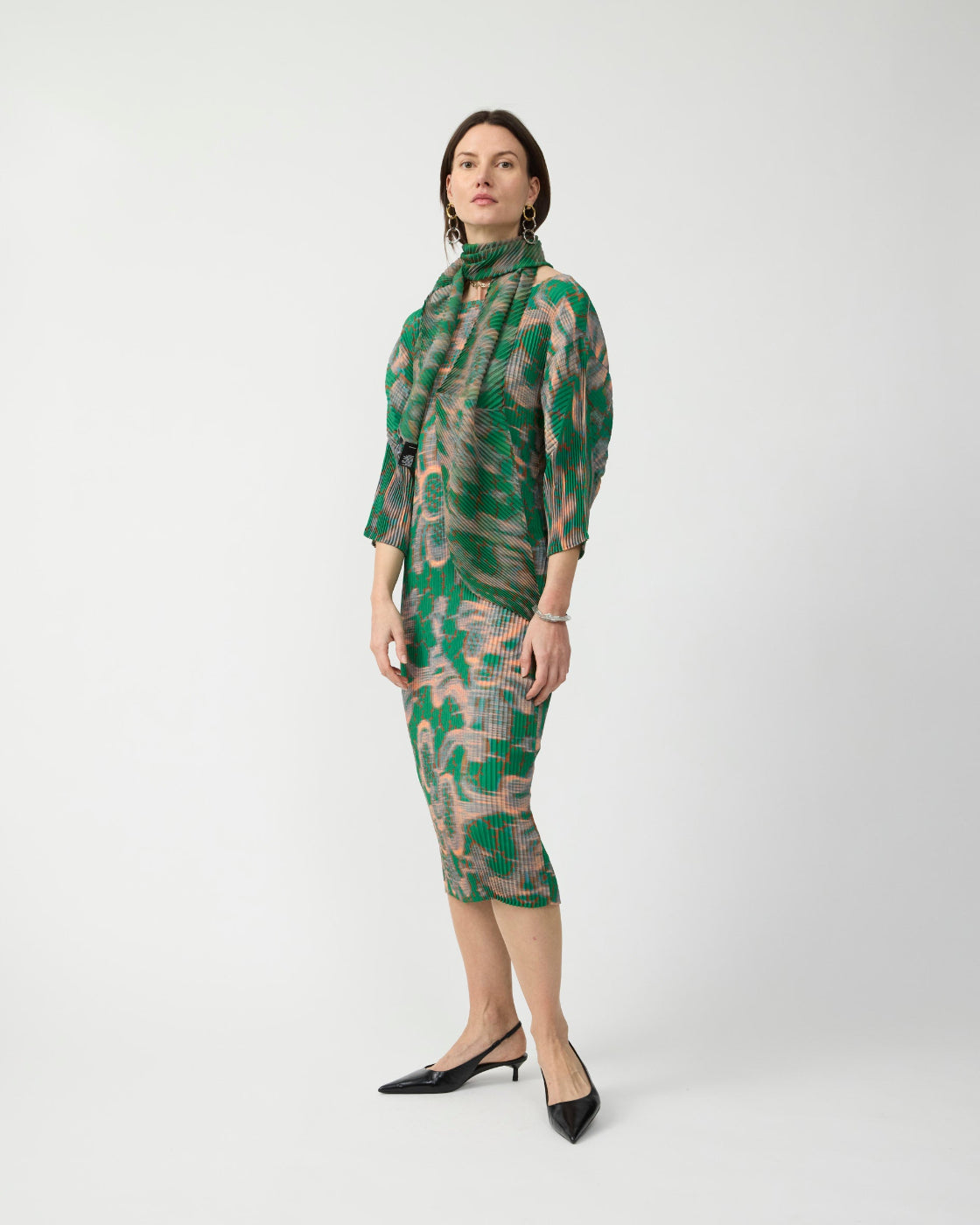 Wolfgang Pleated Scarf/Belt in Gallia