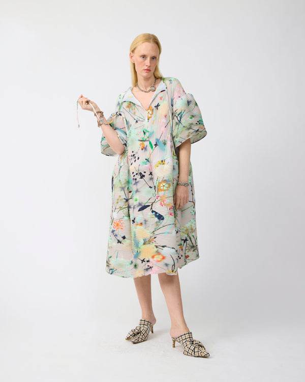 Thekla Handpleated Dress in Frances