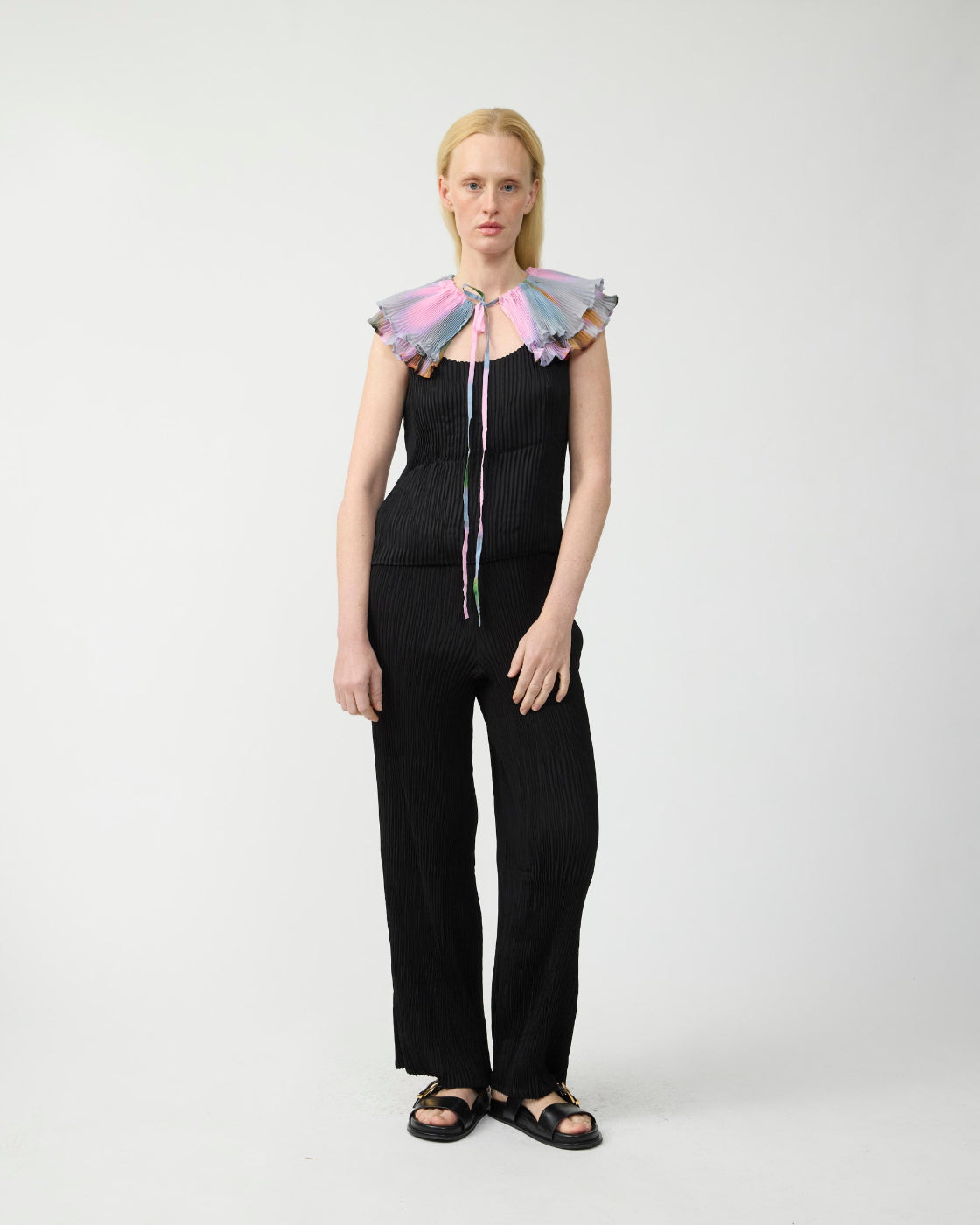 Winnie Pleated Collar in Maris