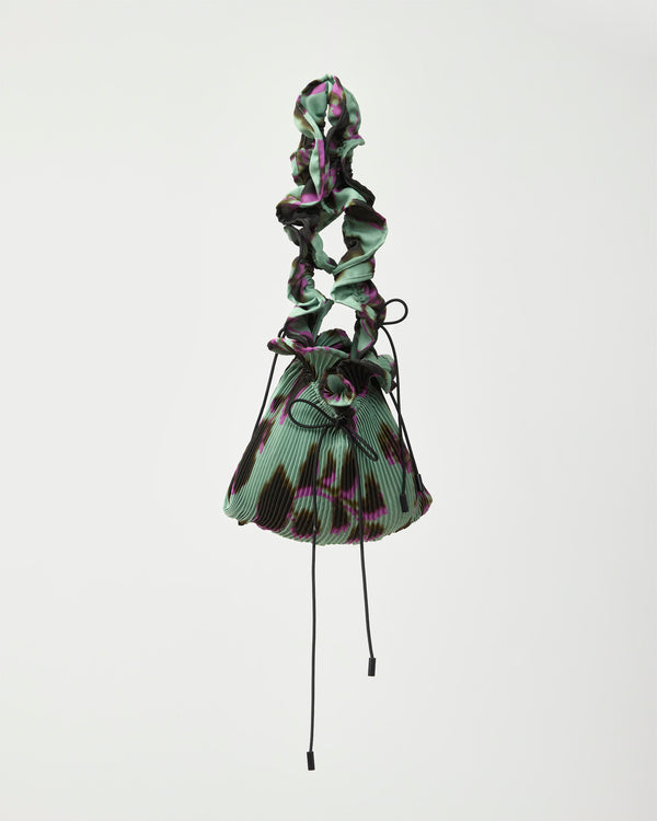 Wanda Pleated Bag in Pepermint Ingrid