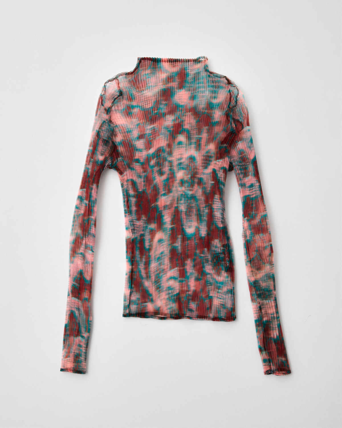 Lee Pleated Top in Transparent Gallia