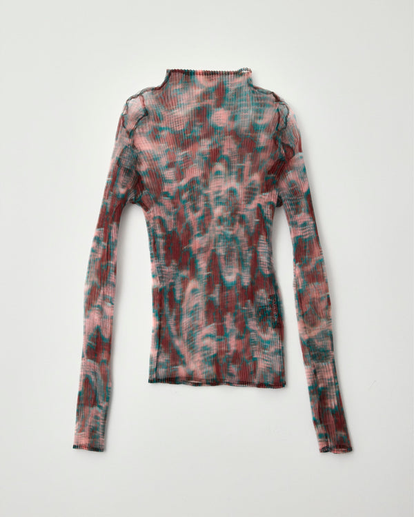 Lee Pleated Top in Transparent Gallia