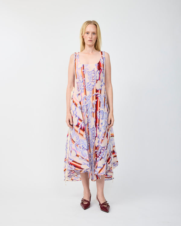 BARTHOLL PLEATED DRESS IN LOTTE