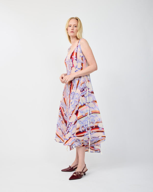 BARTHOLL PLEATED DRESS IN LOTTE