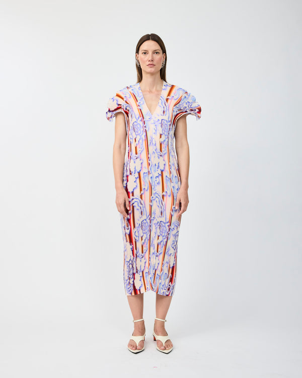REVA PLEATED DRESS IN LOTTE