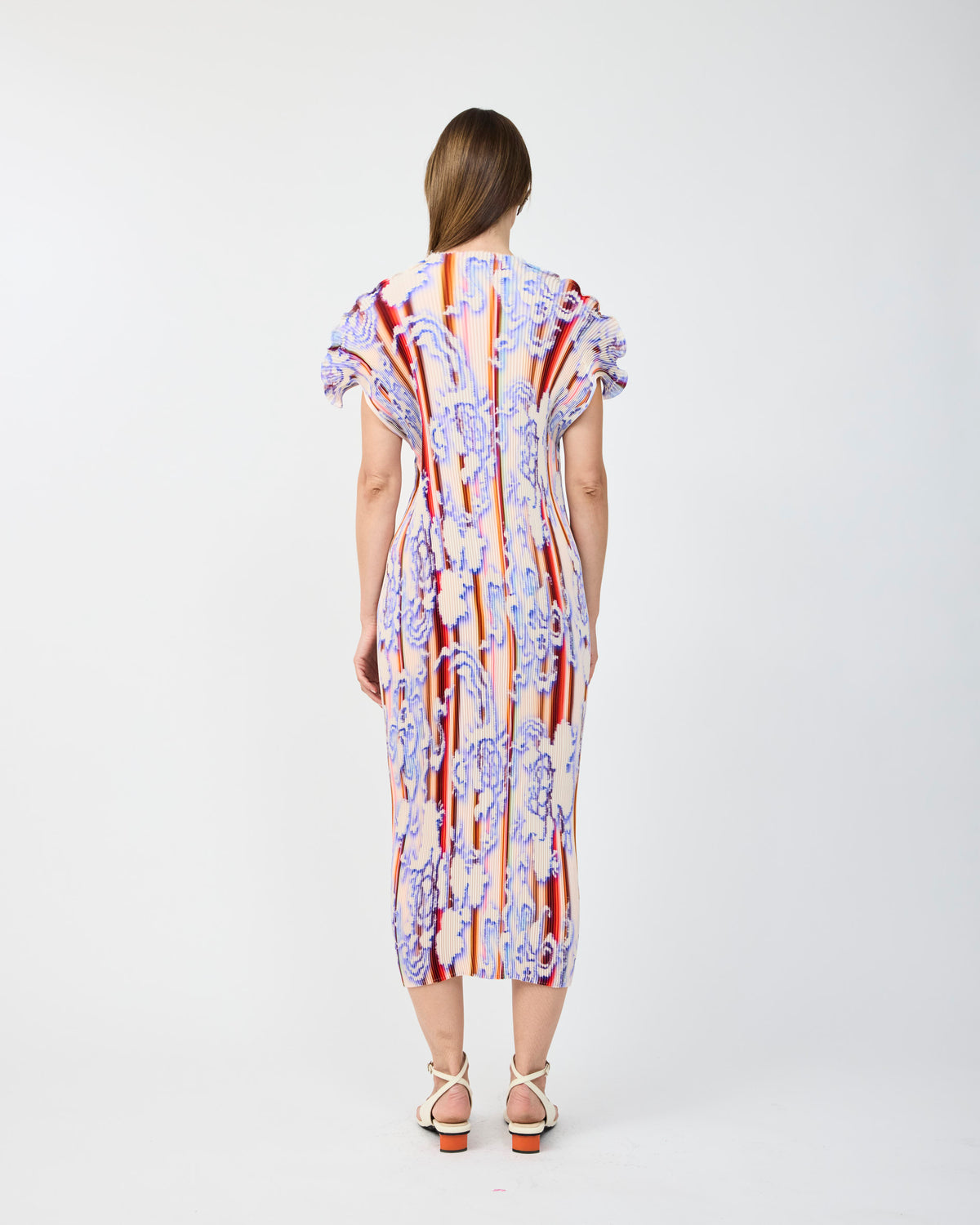 REVA PLEATED DRESS IN LOTTE