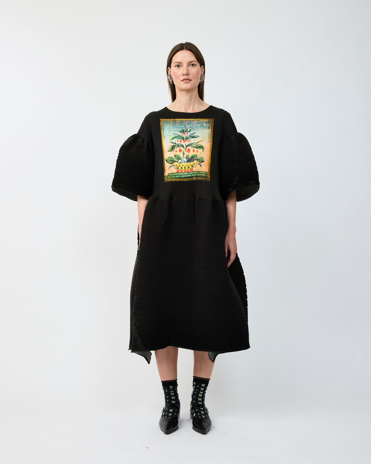 THEKLA PLEATED DRESS IN KOLLI