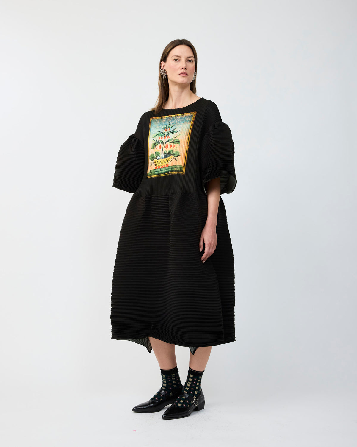 THEKLA PLEATED DRESS IN KOLLI