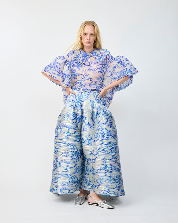 WINNIE PLEATED COLLAR IN AUGUST