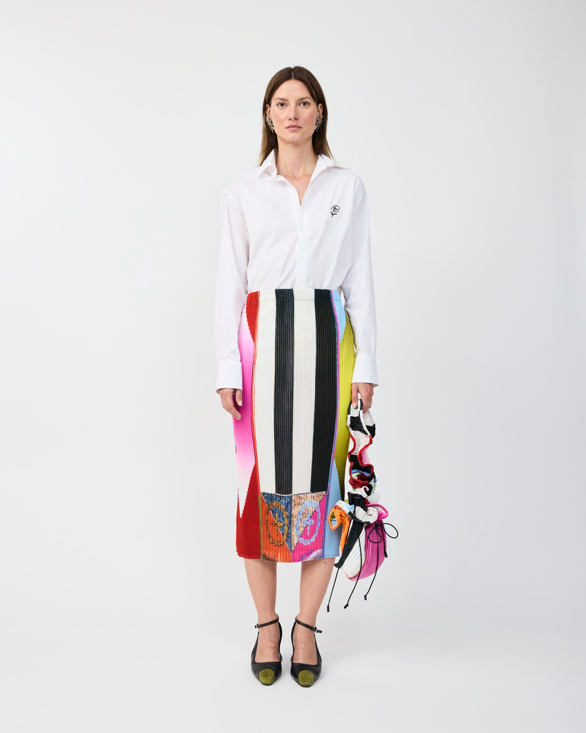 EKKE PLEATED SKIRT IN ASH
