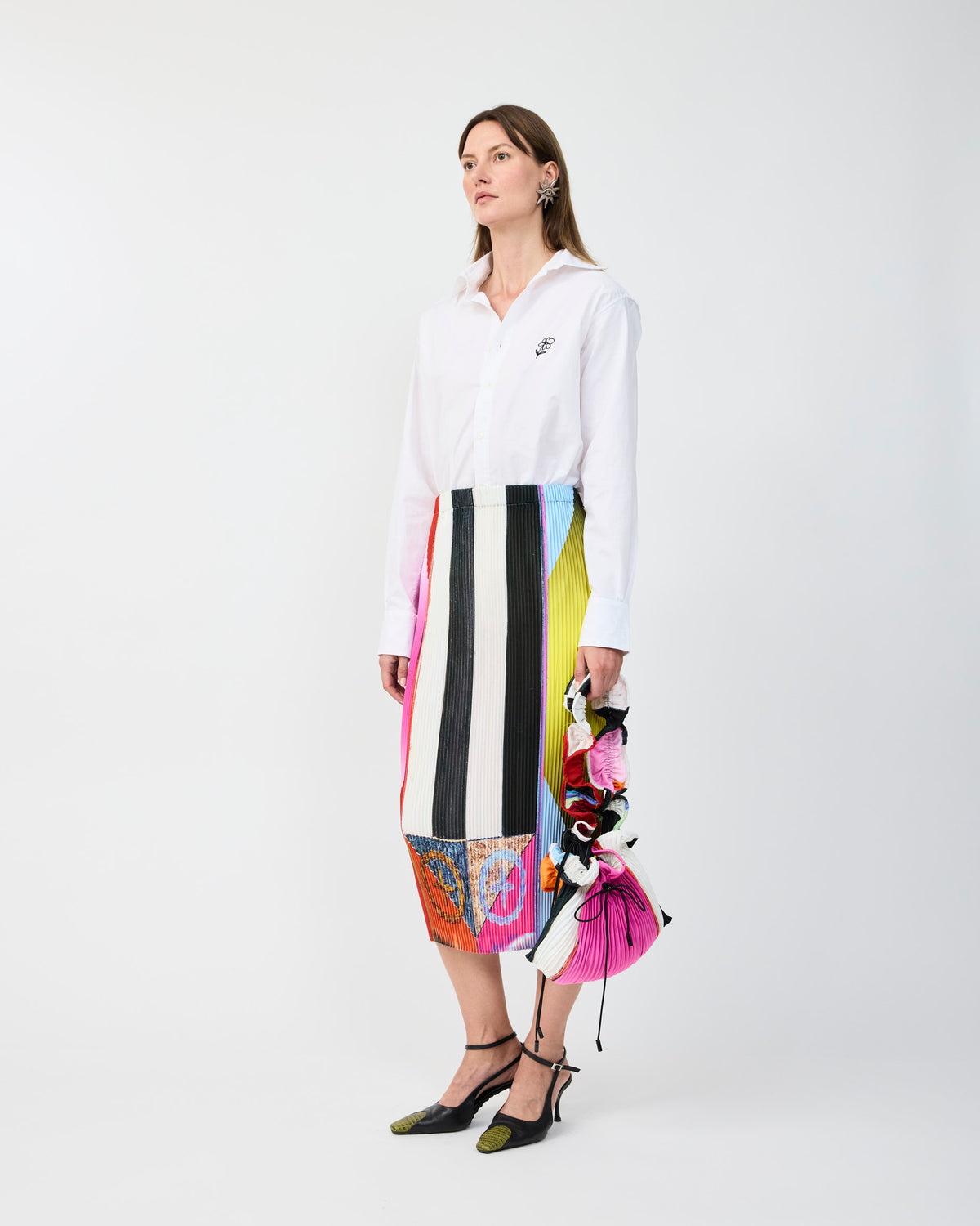 EKKE PLEATED SKIRT IN ASH