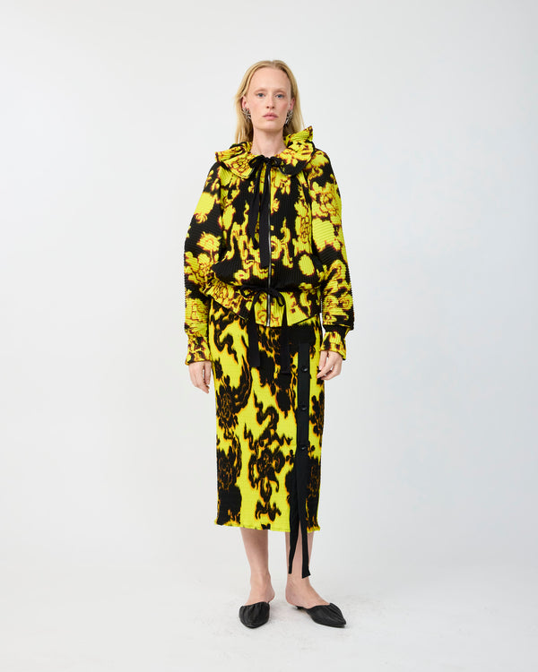 WILLI PLEATED JACKET IN AUGUST