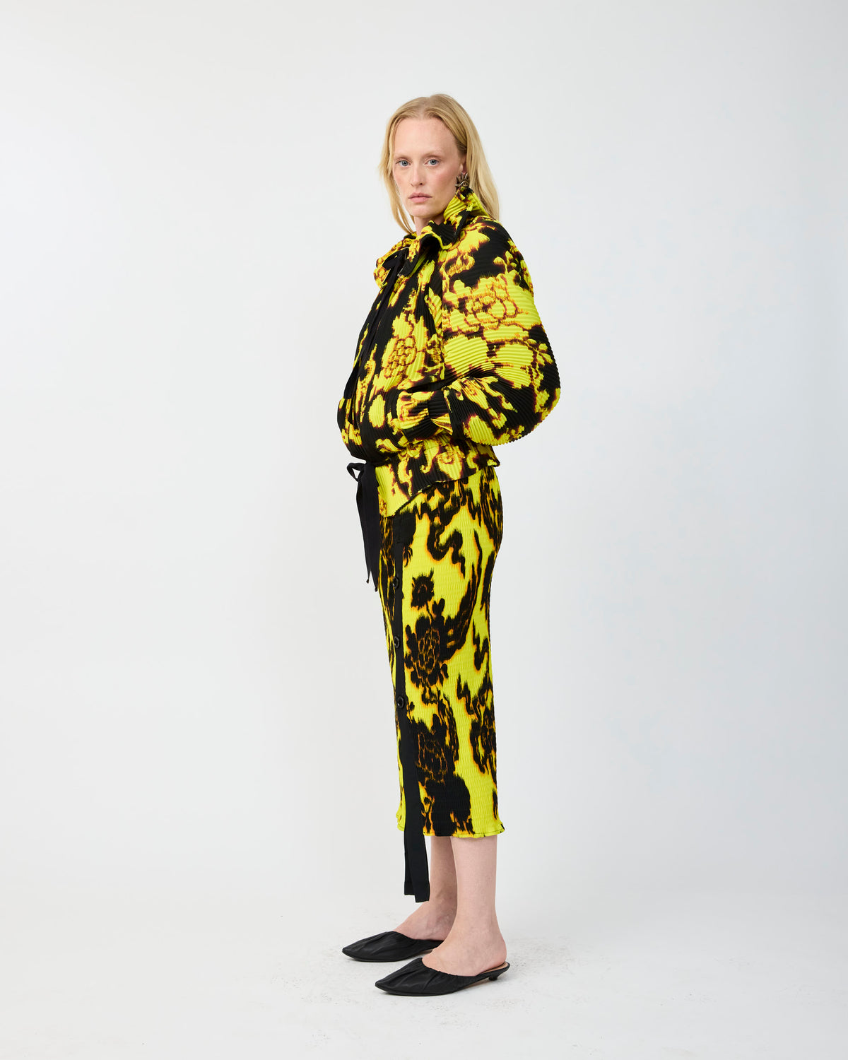 WILLI PLEATED JACKET IN AUGUST