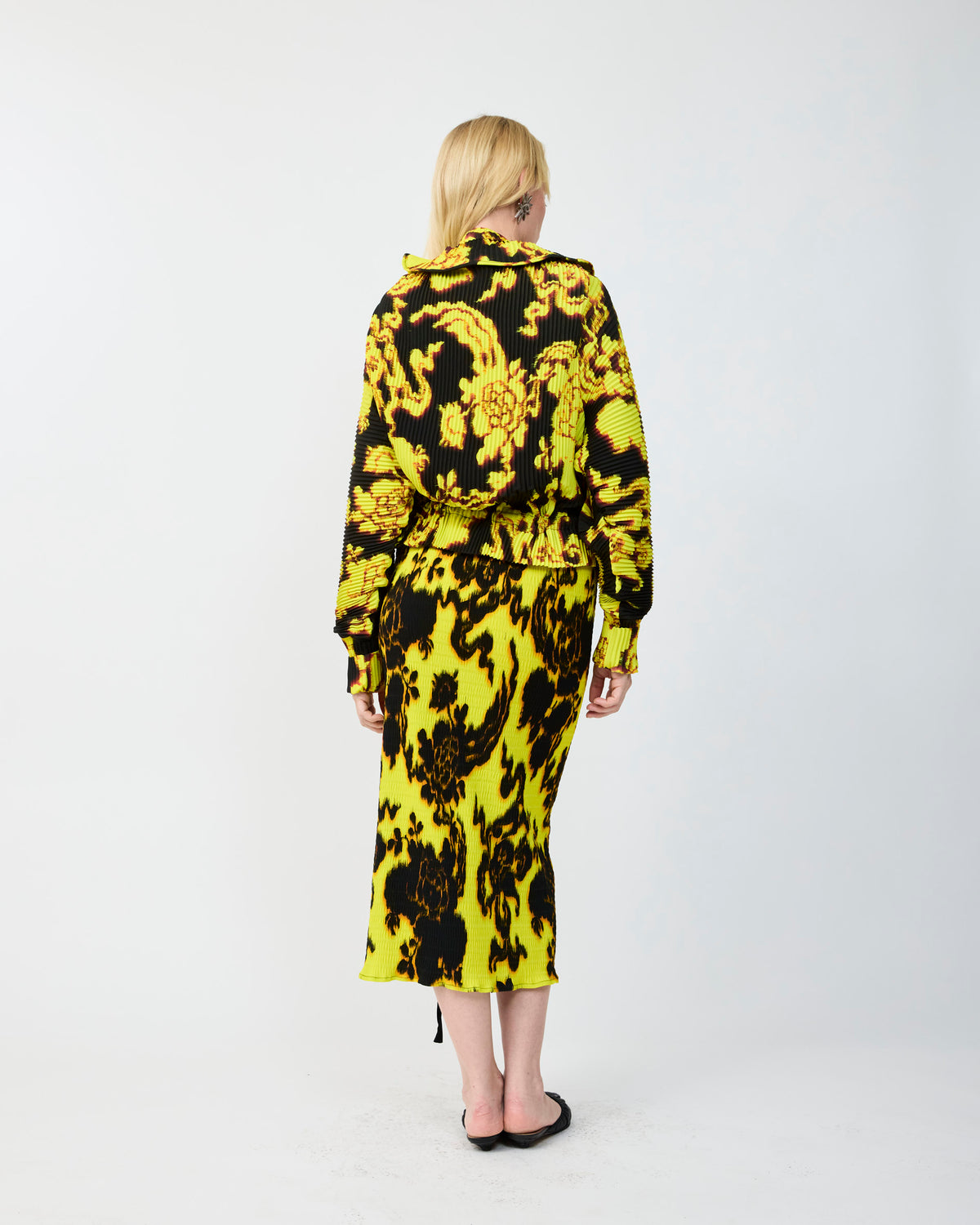 WILLI PLEATED JACKET IN AUGUST