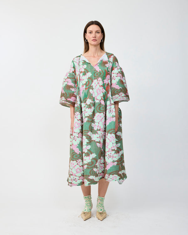 THEKLA HANDPLEATED DRESS IN LIESE