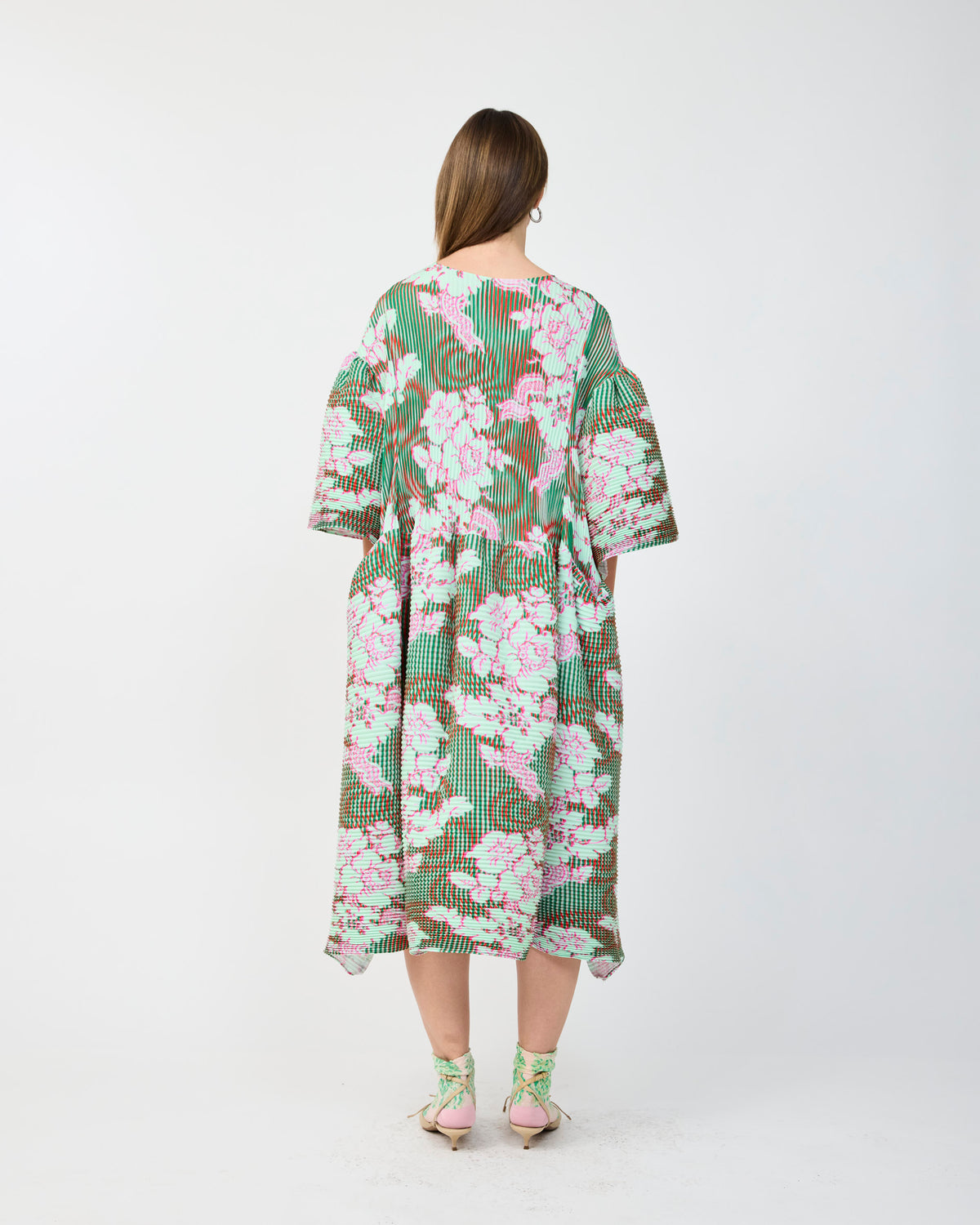 THEKLA HANDPLEATED DRESS IN LIESE