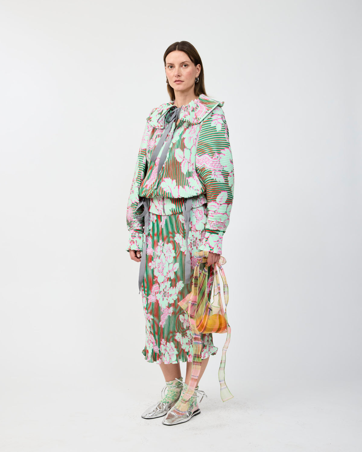 WILLI PLEATED JACKET IN LIESE