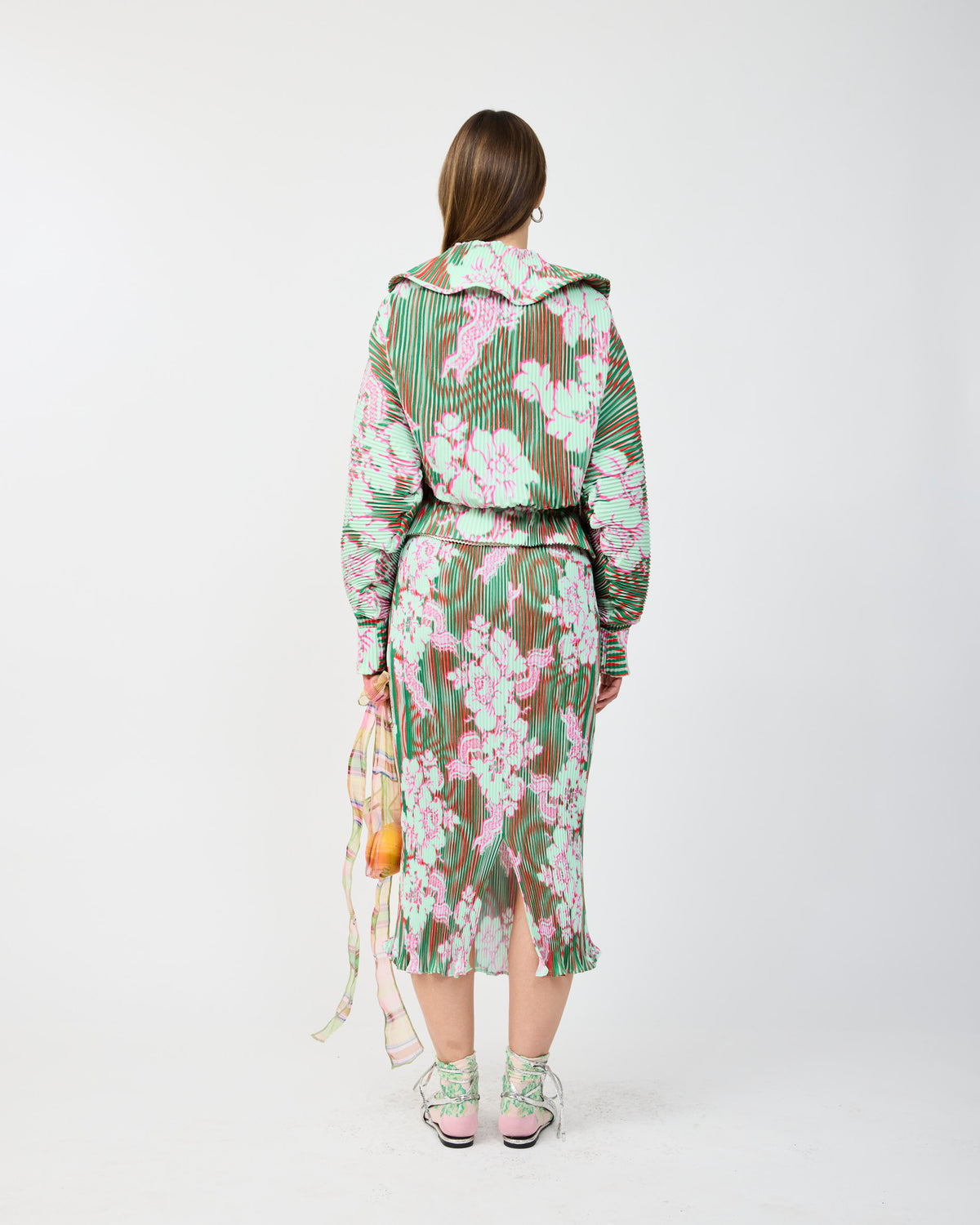 WILLI PLEATED JACKET IN LIESE
