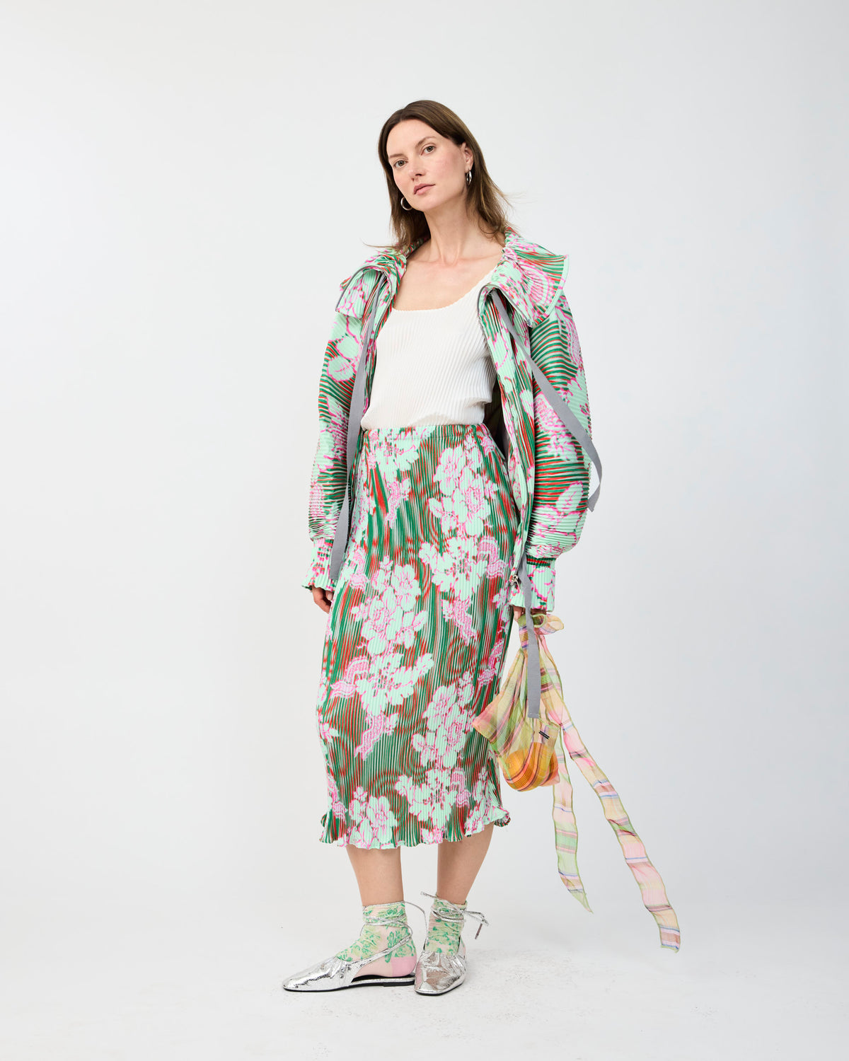 WILLI PLEATED JACKET IN LIESE