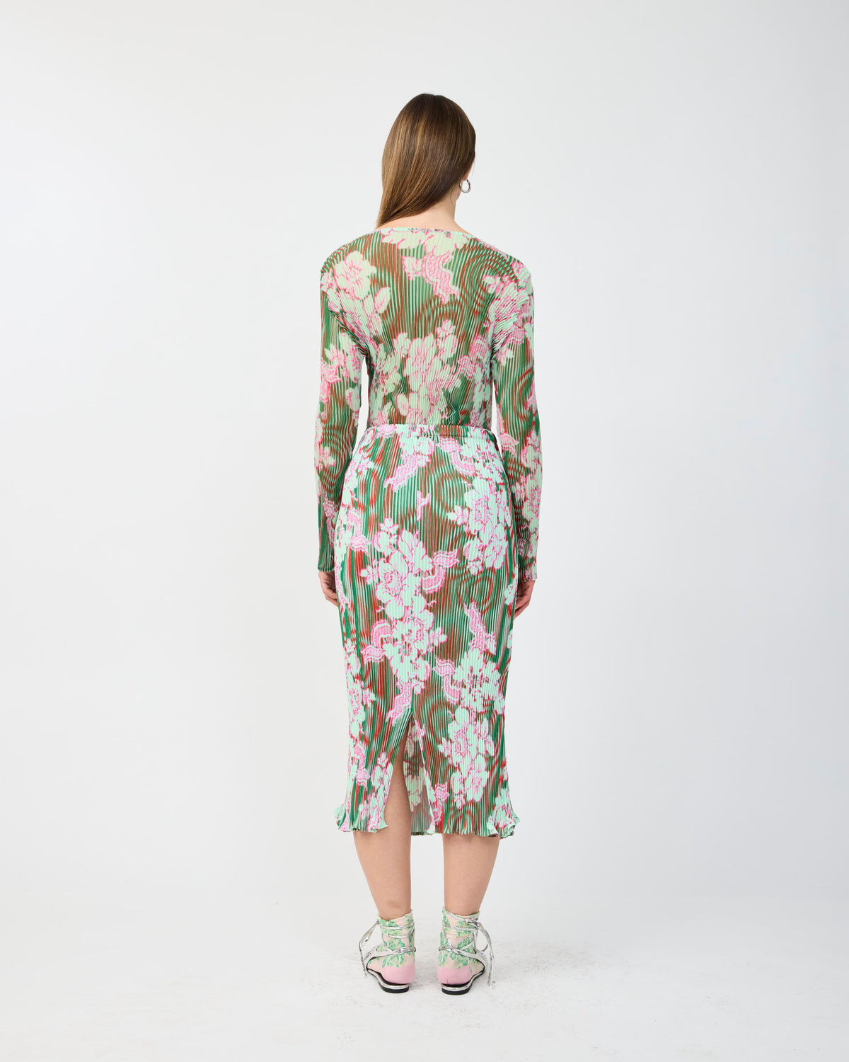 MILLA PLEATED SKIRT IN LIESE