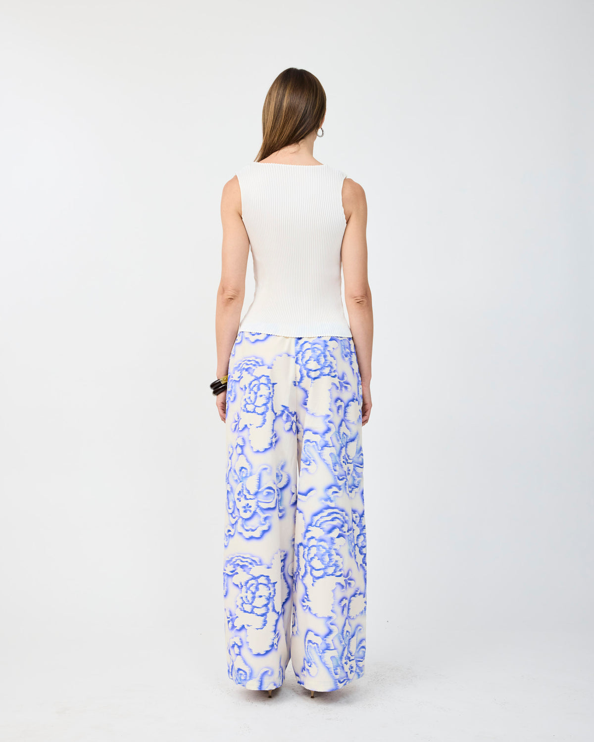 KURT PLEATED TOP IN WHITE