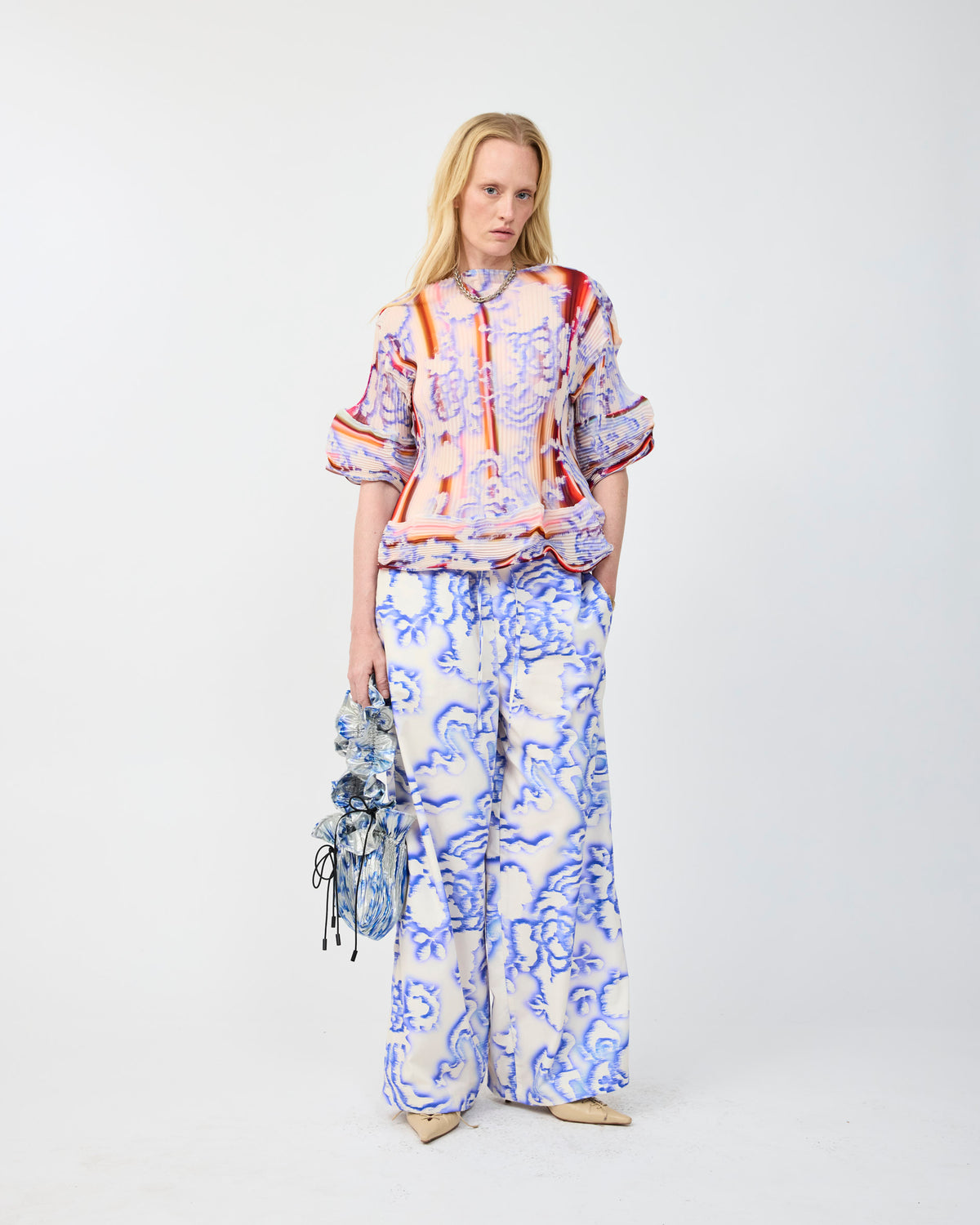 MARTIN PLEATED TOP IN LOTTE