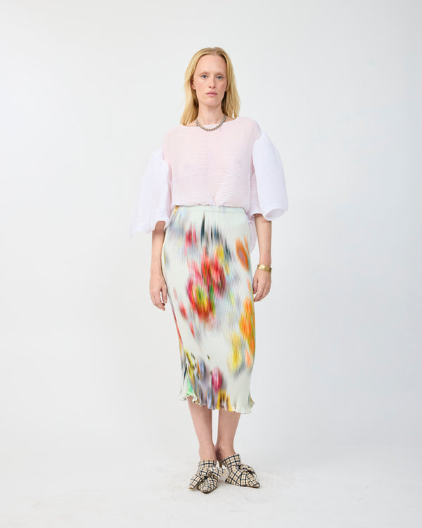 MILLA PLEATED SKIRT IN CLARA