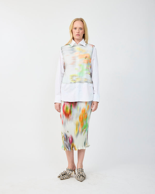 THEKLA HANDPLEATED DRESS IN CLARA .
