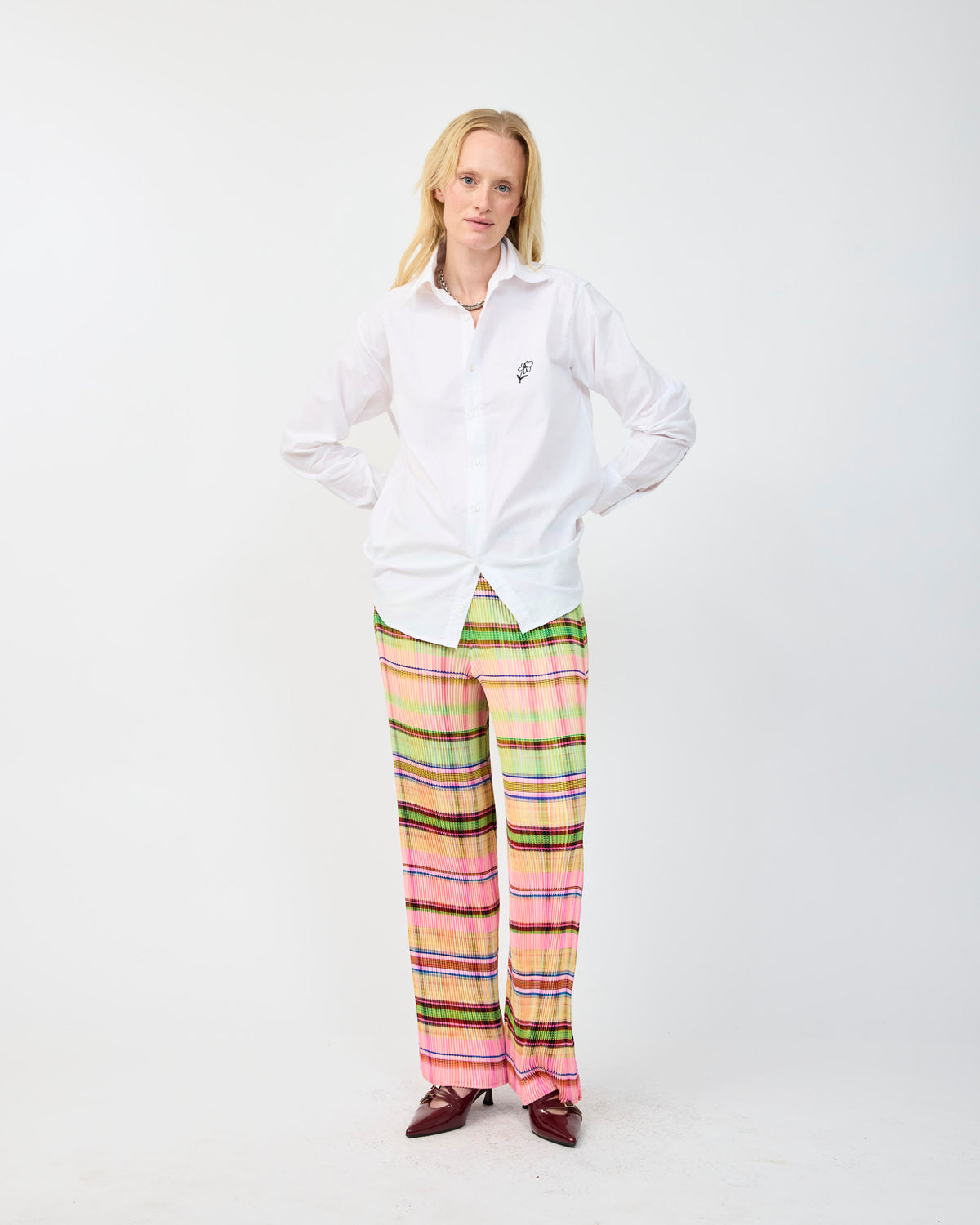 JACK PLEATED TROUSERS IN RAINER