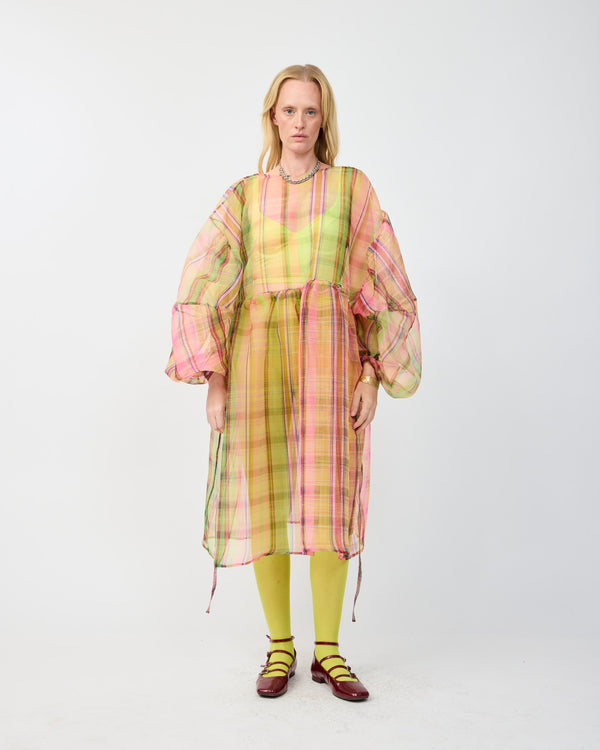 MARCI TRANSPARENT DRESS IN RAINER