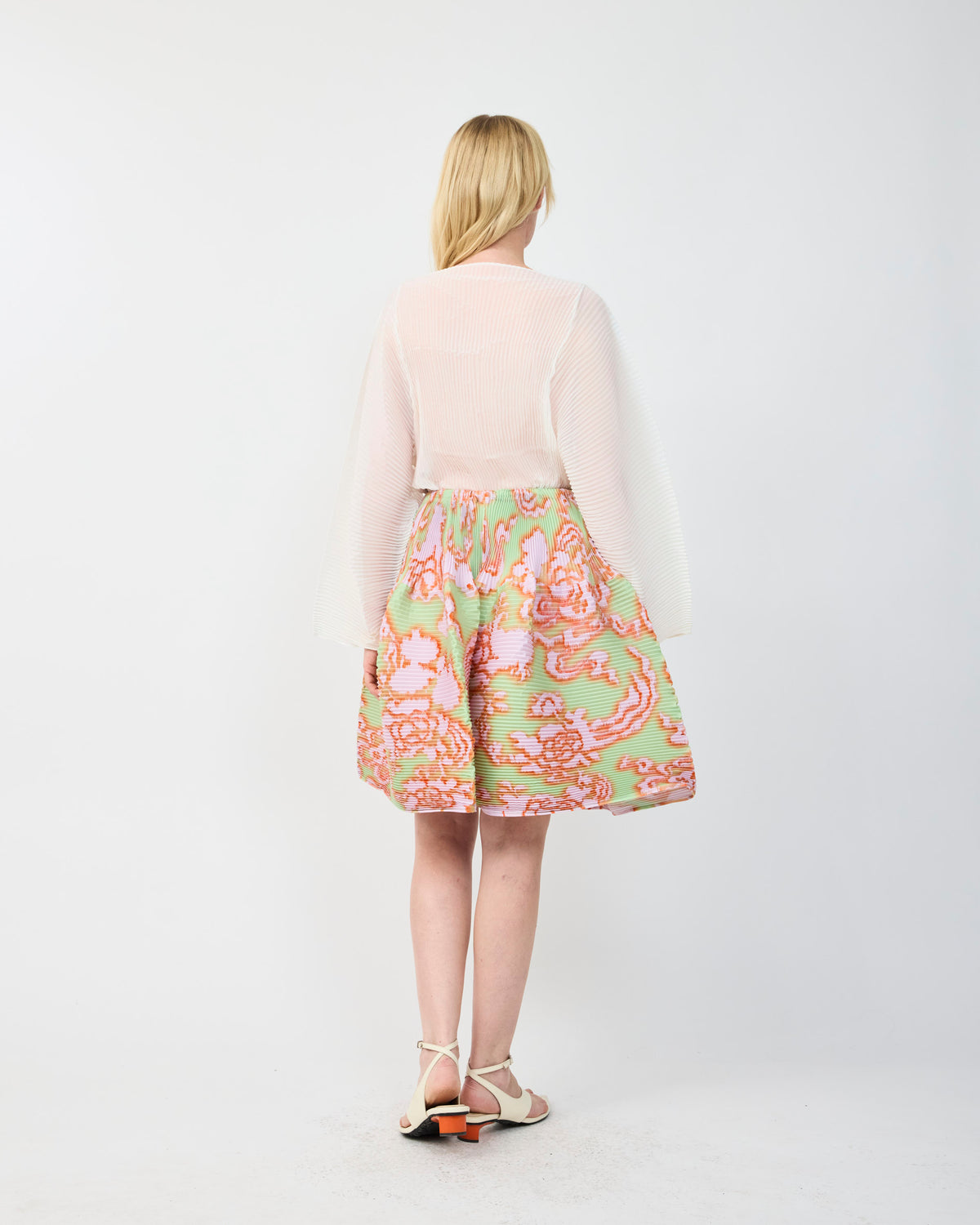 CAMERON PLEATED SKIRT IN AUGUST