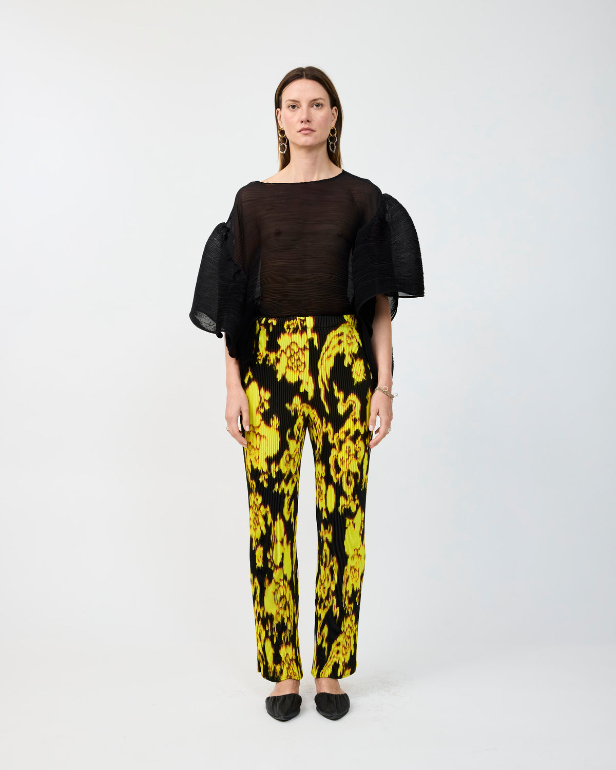 JACK PLEATED TROUSERS IN ELECTRIC AUGUST