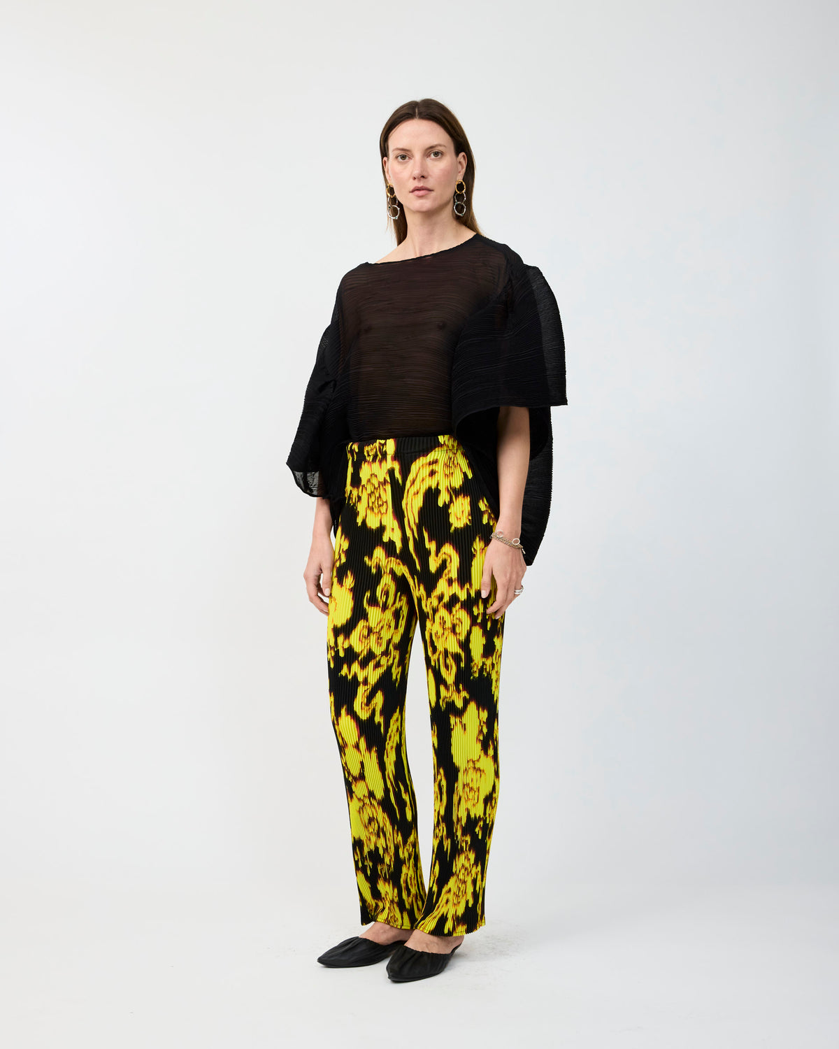 JACK PLEATED TROUSERS IN ELECTRIC AUGUST