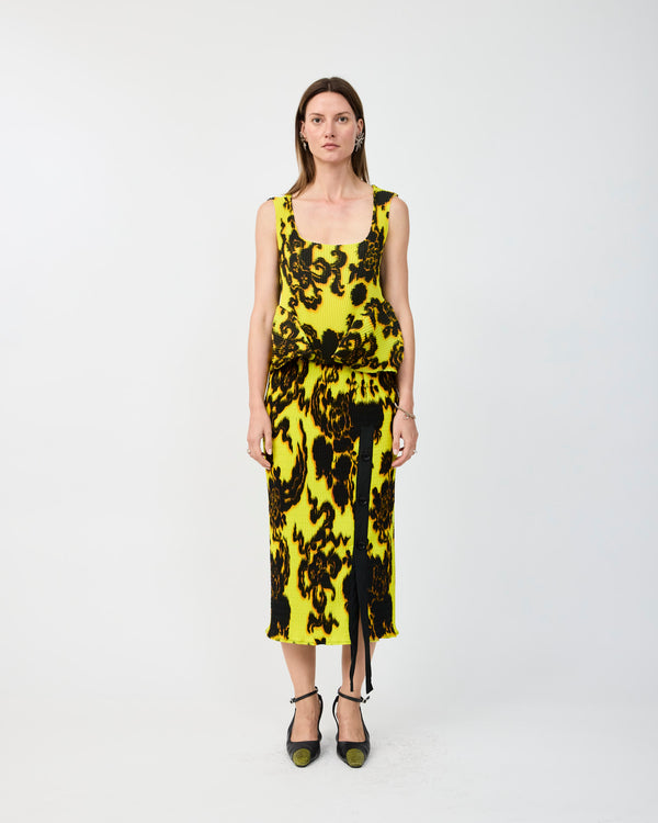 CISSEL PLEATED TOP IN AUGUST