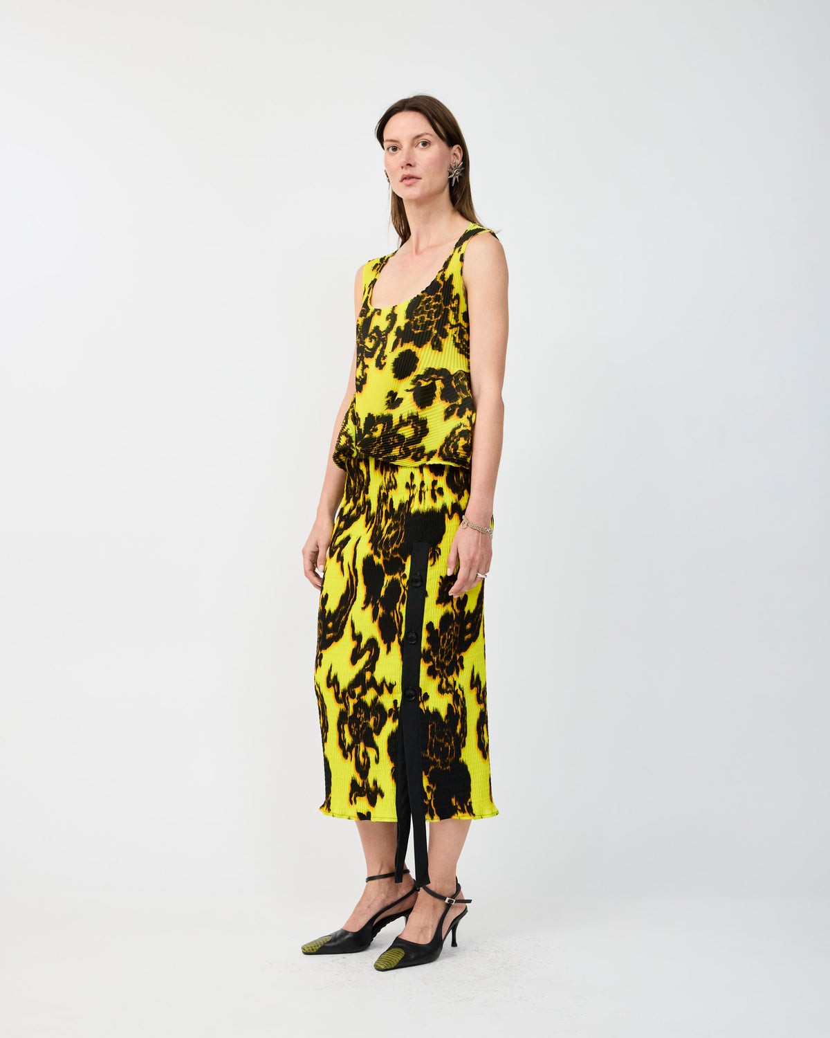 CISSEL PLEATED TOP IN AUGUST