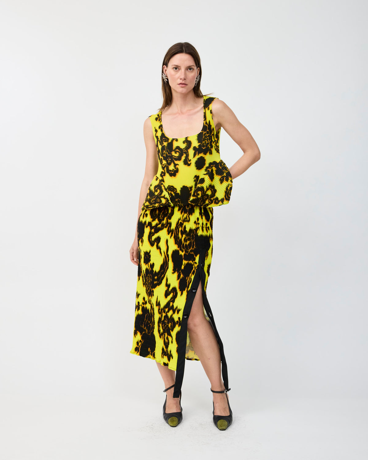 CISSEL PLEATED TOP IN AUGUST